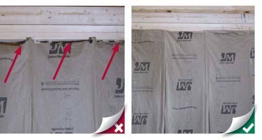 insulation installation detail