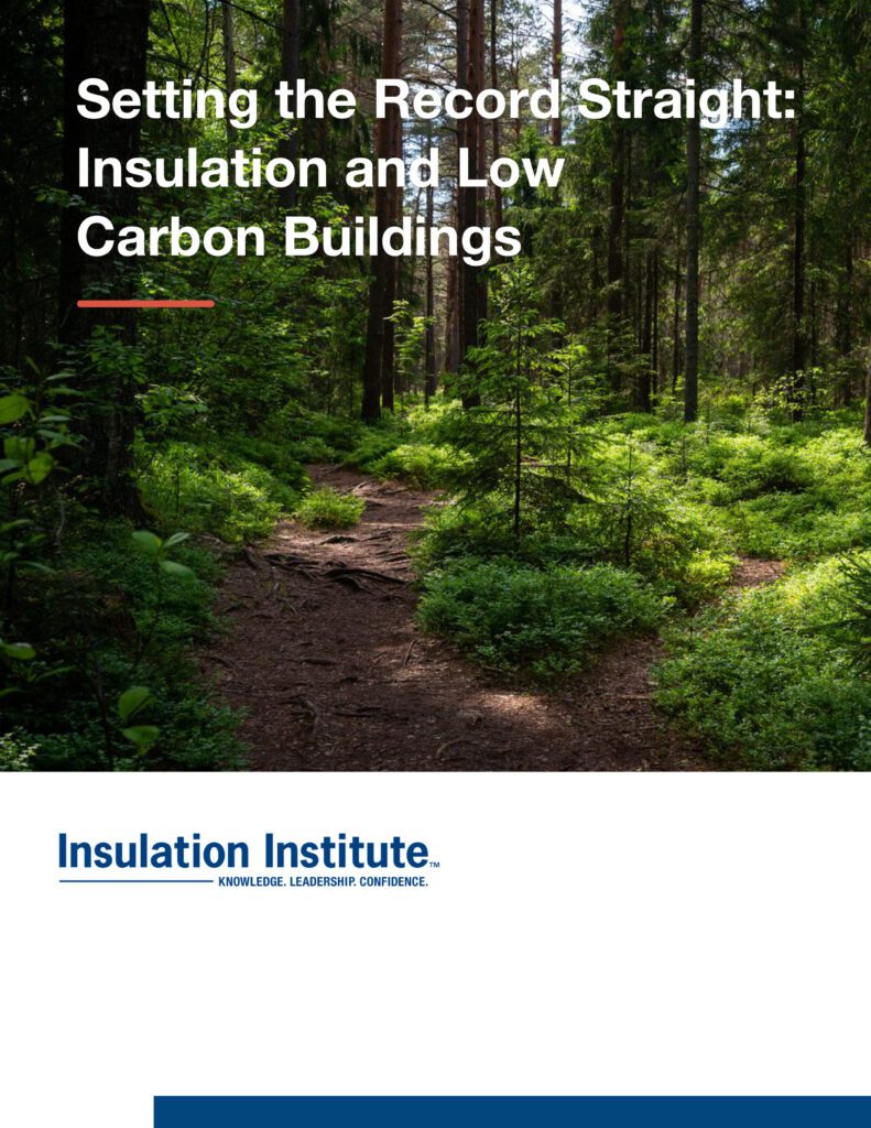 Setting the Record Straight: Insulation and Low-Carbon Buildings