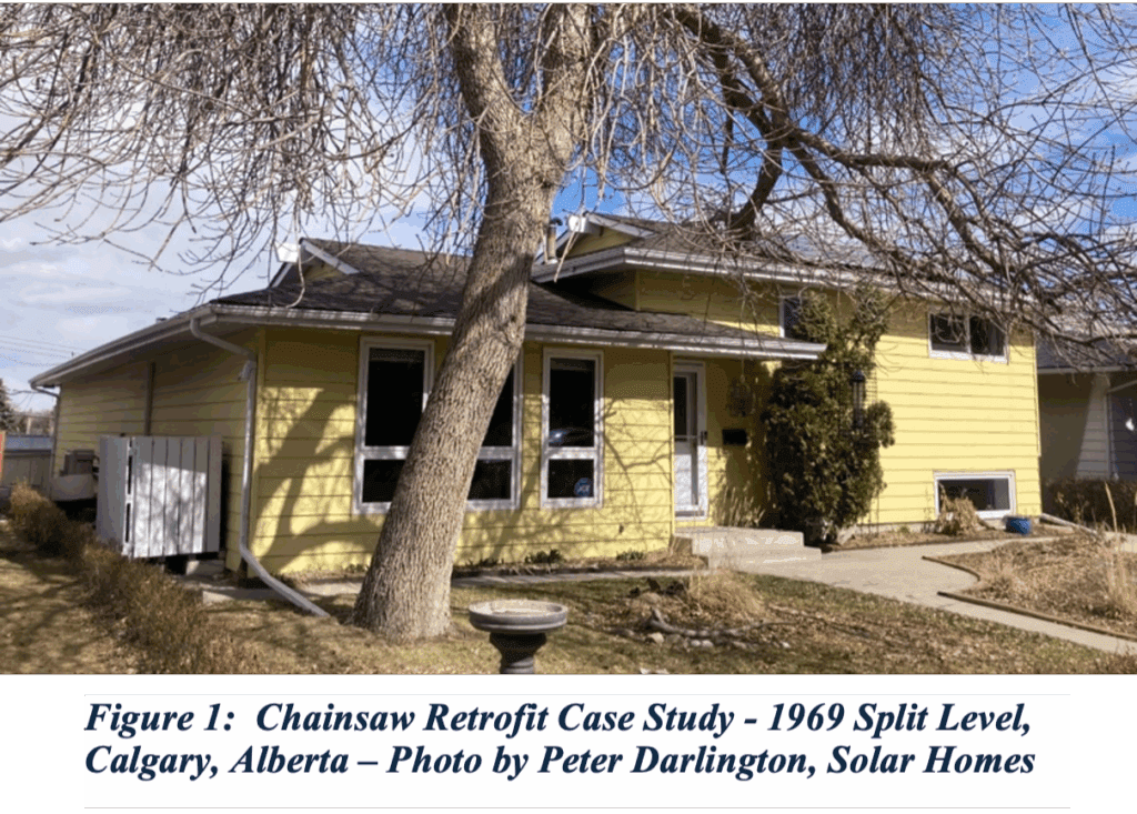 Chainsaw Retrofit house