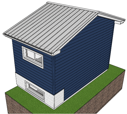 New Siding Added Exterior